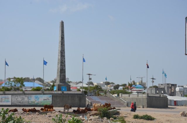 The Daljirka Dahson monument, Mogadishu