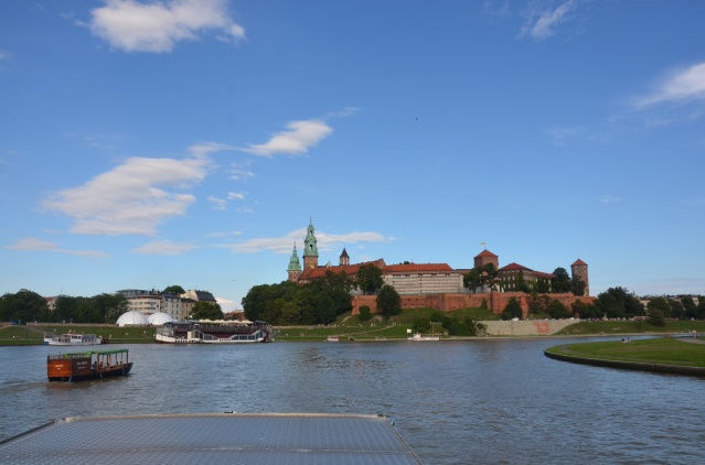 Wawel castle from a distance